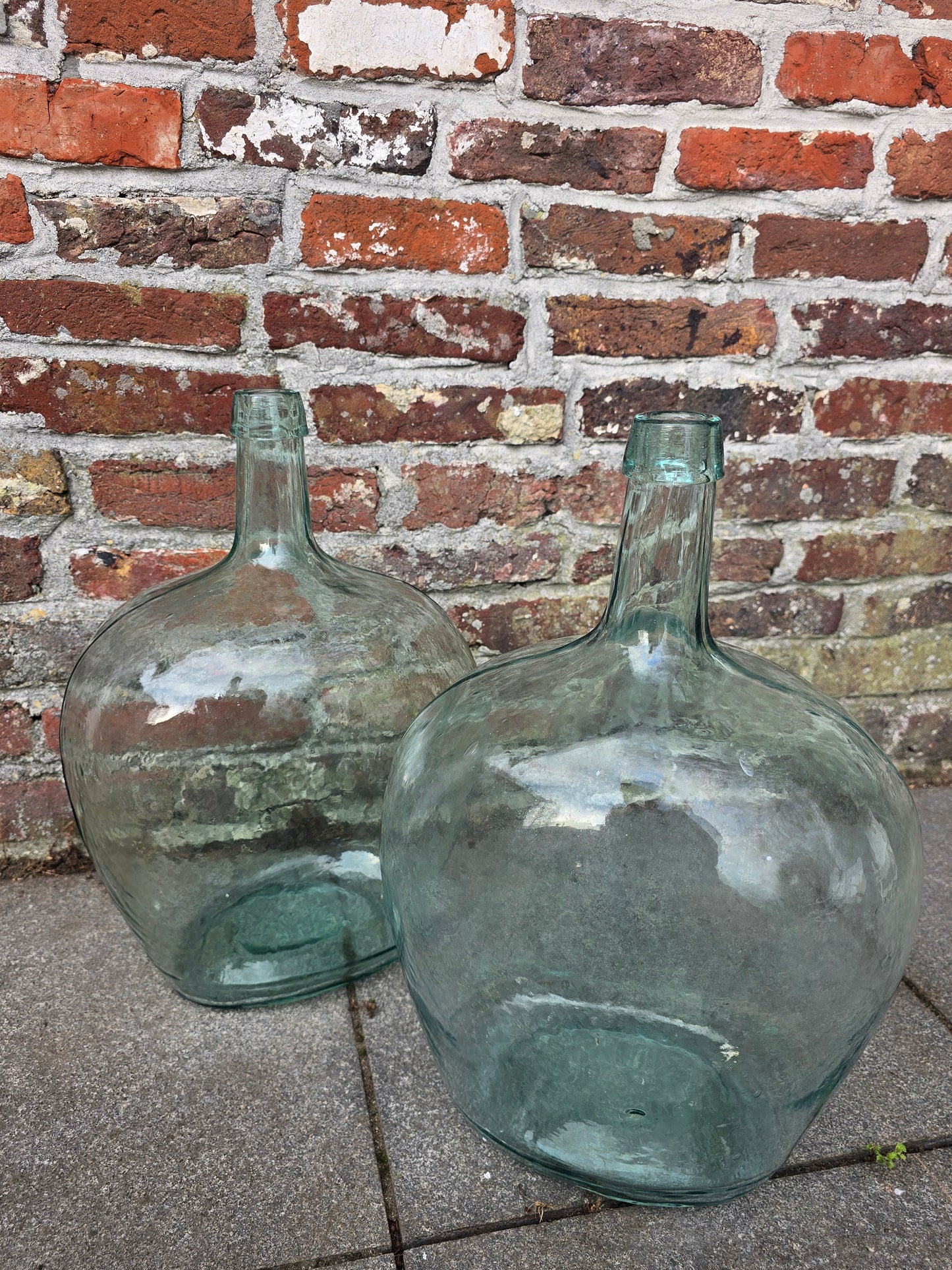 Grote bolle glazen vaas / gistfles XL