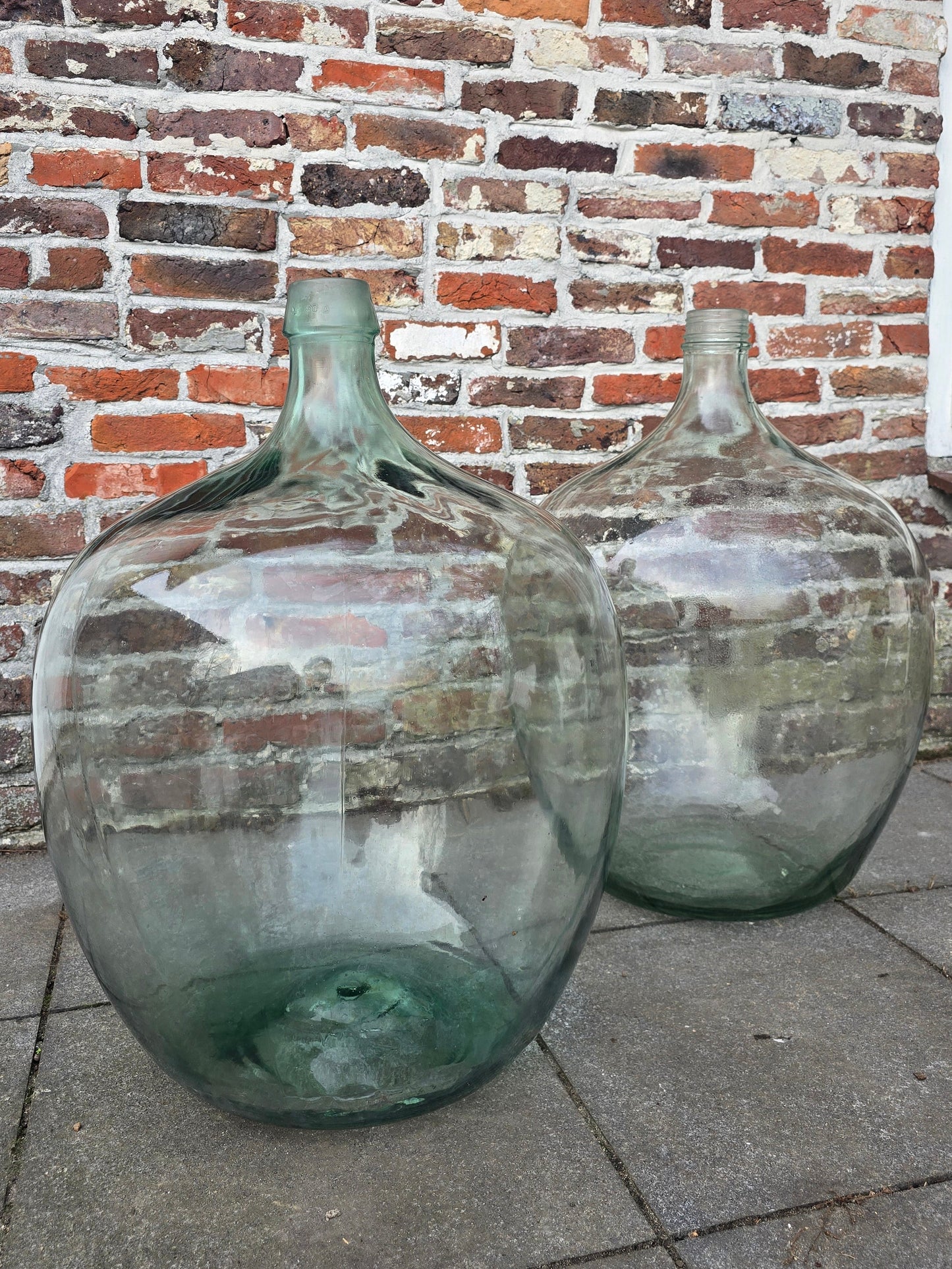Grote bolle glazen vaas / gistfles XXL